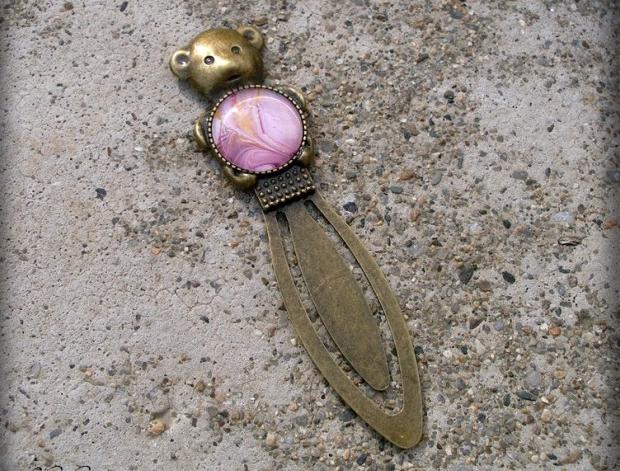 Růžové kvítí - náušnice