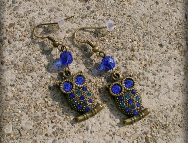 Růžové kvítí - náušnice