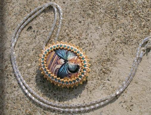 Růžové kvítí - náušnice