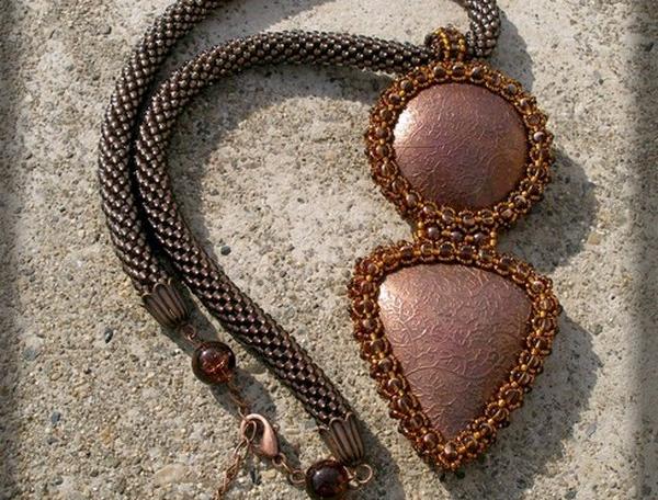 Růžové kvítí - náušnice