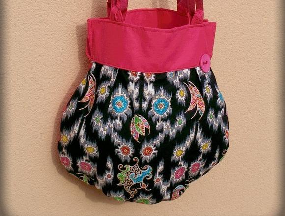 Růžové kvítí - náušnice