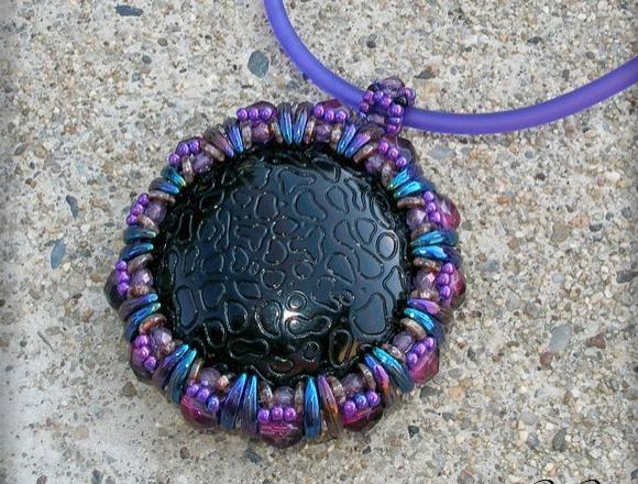 Růžové kvítí - náušnice