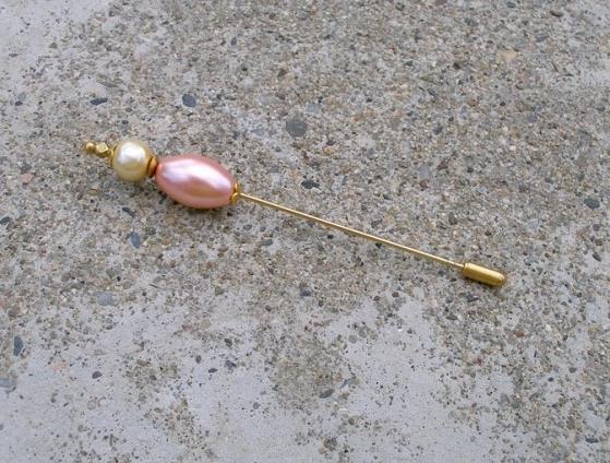 Růžové kvítí - náušnice