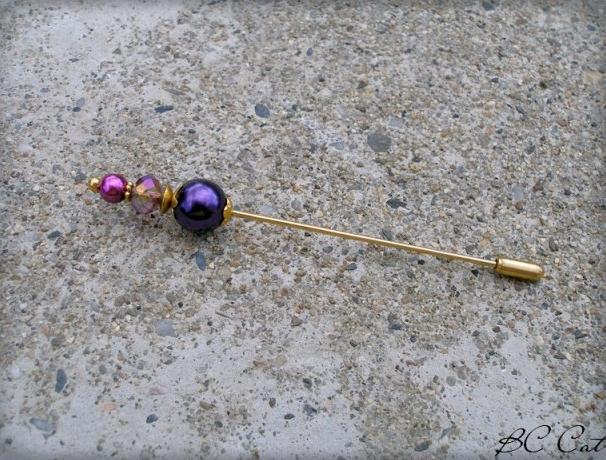 Růžové kvítí - náušnice