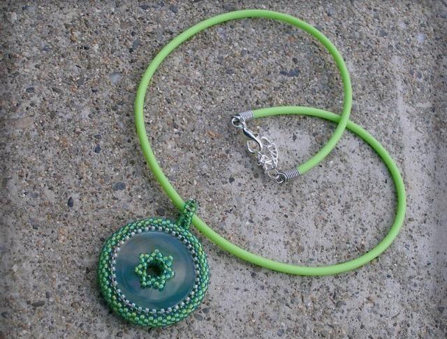 Růžové kvítí - náušnice