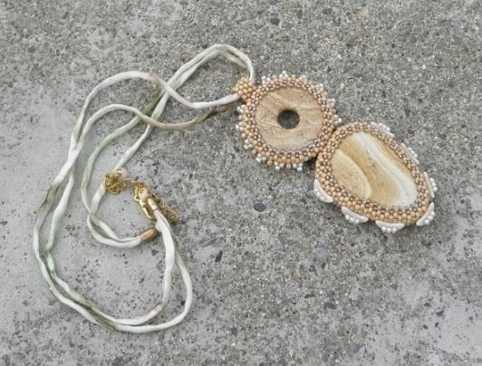 Růžové kvítí - náušnice