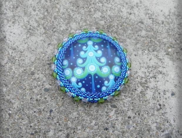 Růžové kvítí - náušnice