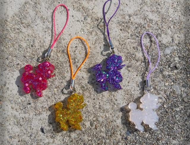 Růžové kvítí - náušnice