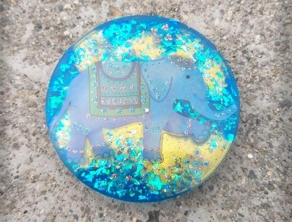 Růžové kvítí - náušnice