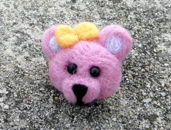 Růžové kvítí - náušnice