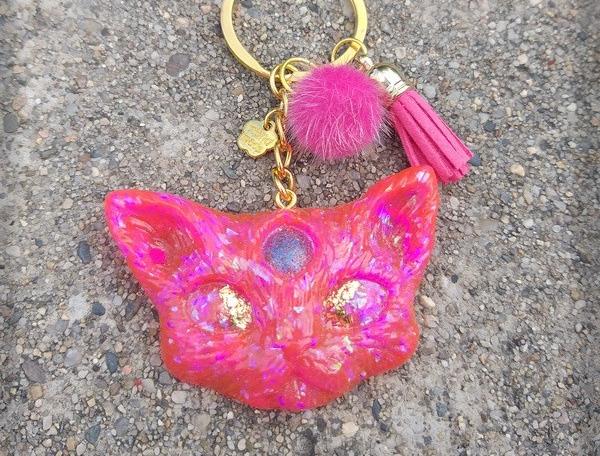 Růžové kvítí - náušnice