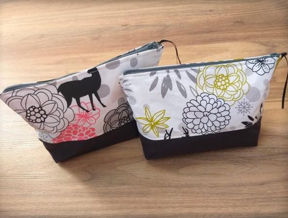 Růžové kvítí - náušnice