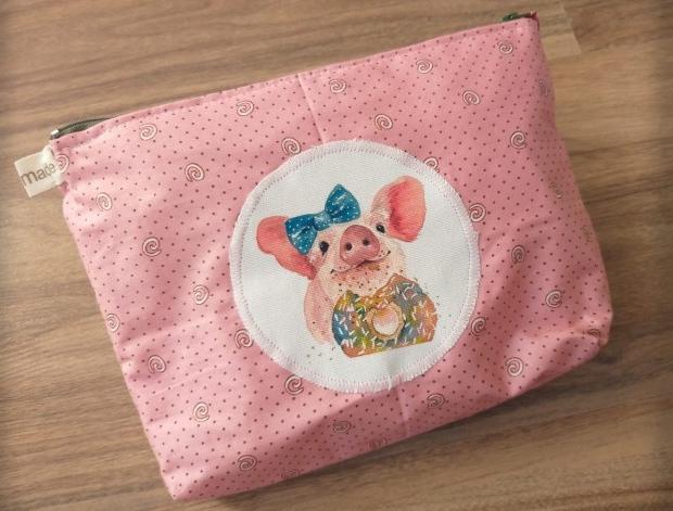 Růžové kvítí - náušnice