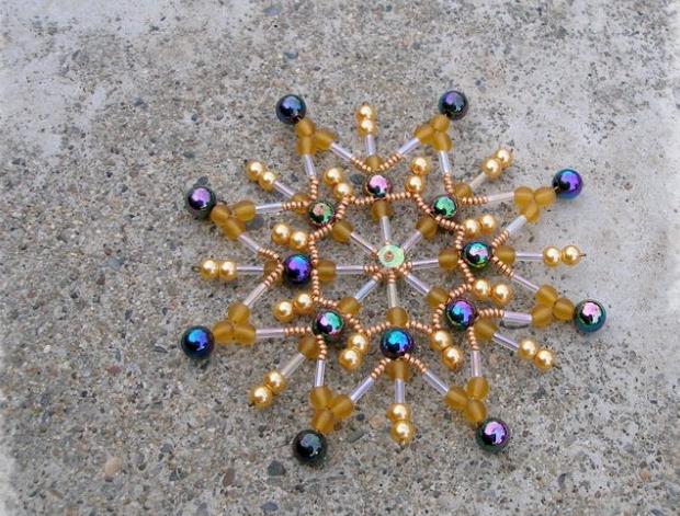 Růžové kvítí - náušnice