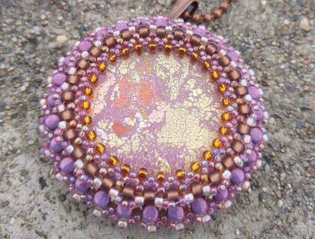 Růžové kvítí - náušnice