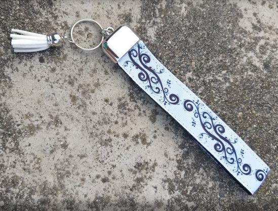 Růžové kvítí - náušnice