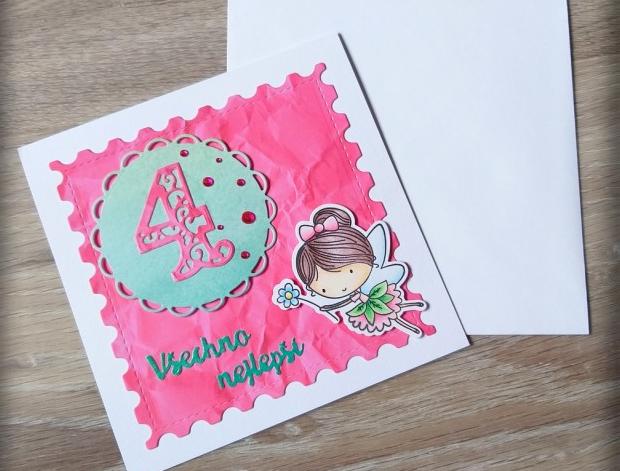 Růžové kvítí - náušnice