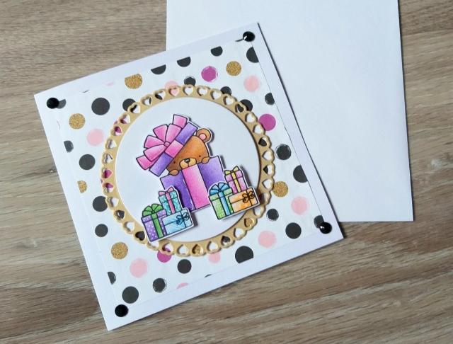 Růžové kvítí - náušnice