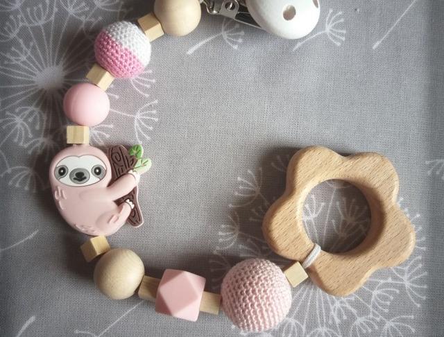 Růžové kvítí - náušnice