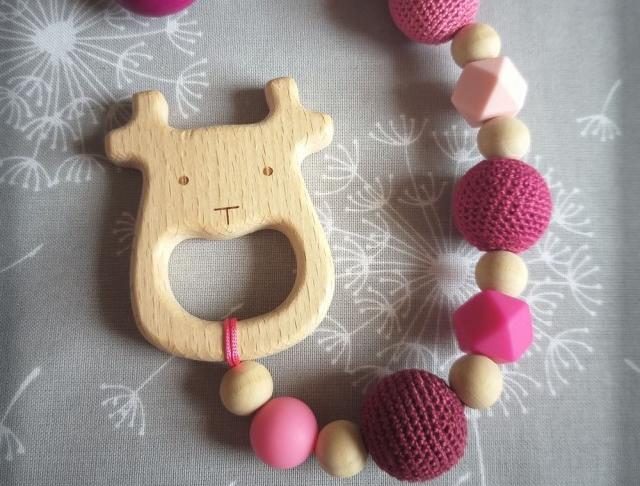 Růžové kvítí - náušnice