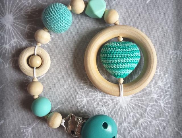 Růžové kvítí - náušnice