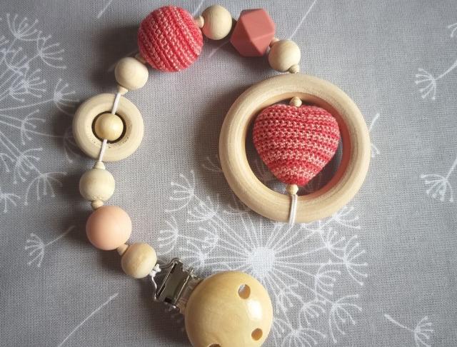 Růžové kvítí - náušnice