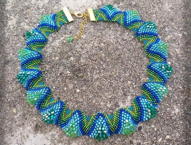 Růžové kvítí - náušnice