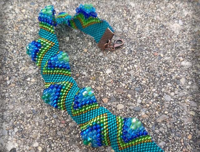 Růžové kvítí - náušnice