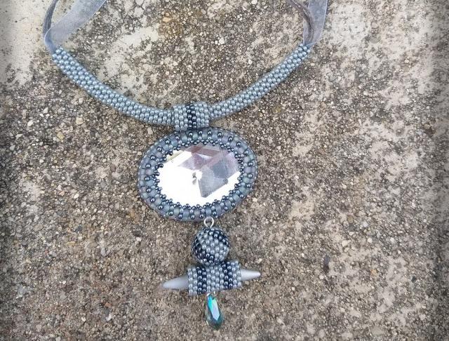 Růžové kvítí - náušnice