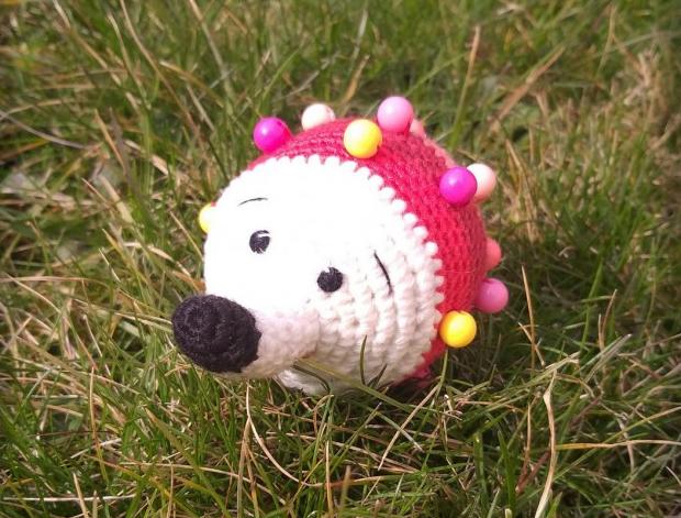 Růžové kvítí - náušnice