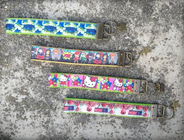 Růžové kvítí - náušnice