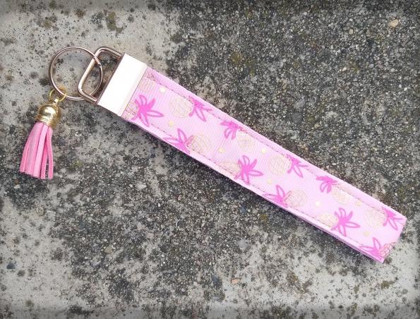 Růžové kvítí - náušnice