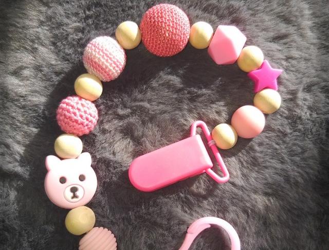 Růžové kvítí - náušnice