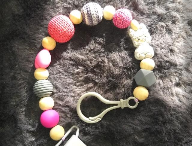 Růžové kvítí - náušnice