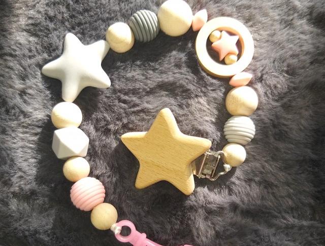 Růžové kvítí - náušnice