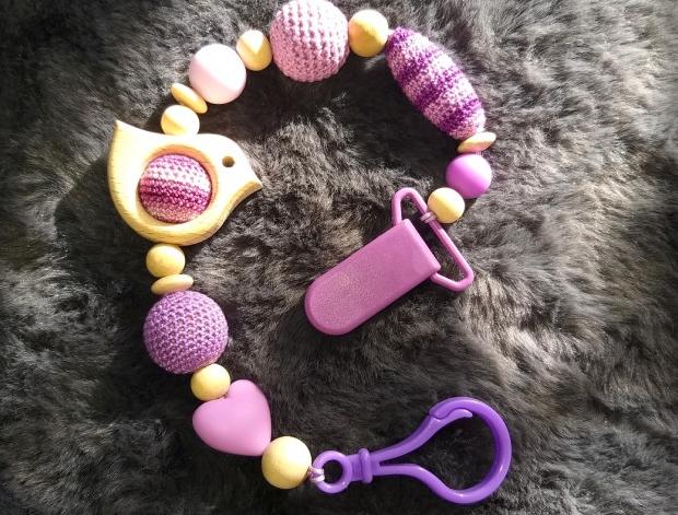 Růžové kvítí - náušnice