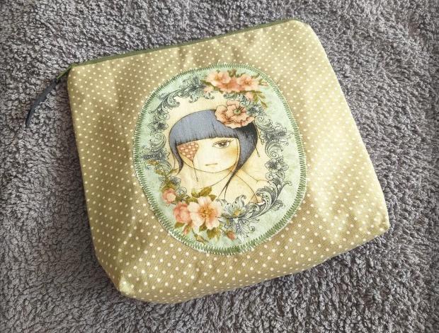 Růžové kvítí - náušnice