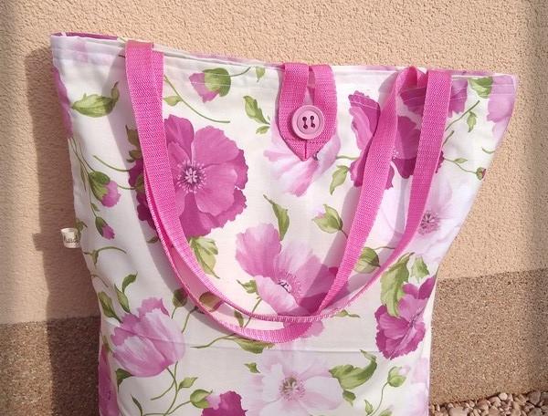 Růžové kvítí - náušnice