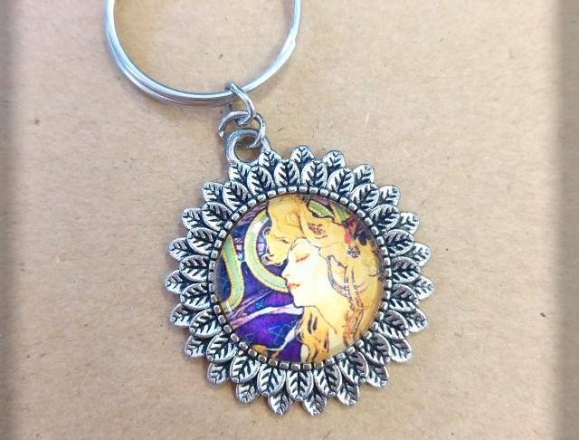 Růžové kvítí - náušnice