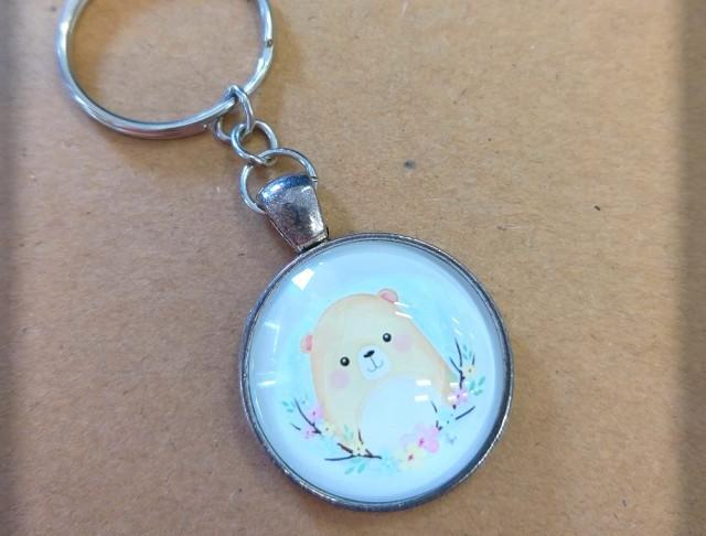 Růžové kvítí - náušnice