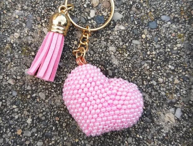 Růžové kvítí - náušnice