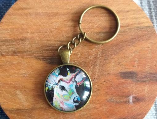 Růžové kvítí - náušnice