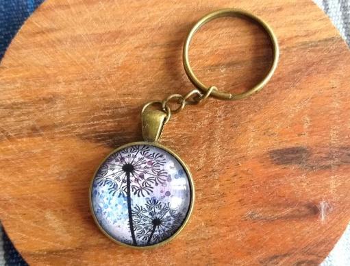 Růžové kvítí - náušnice