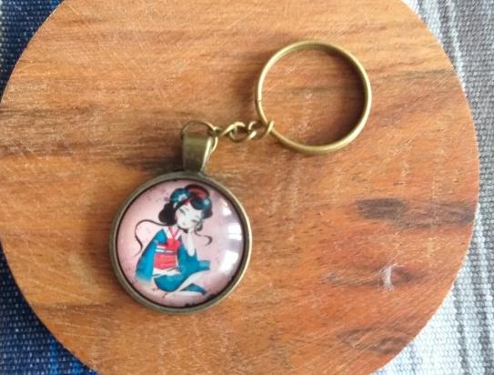 Růžové kvítí - náušnice