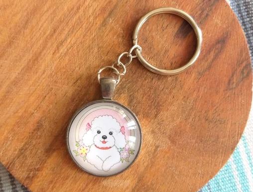 Růžové kvítí - náušnice