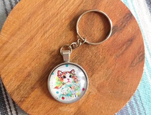 Růžové kvítí - náušnice