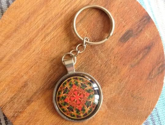 Růžové kvítí - náušnice