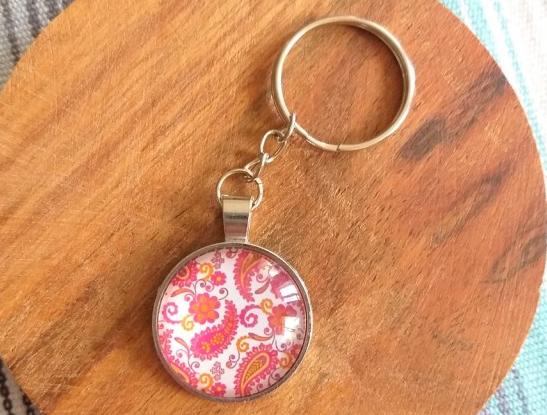 Růžové kvítí - náušnice