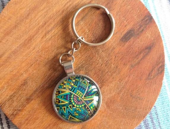 Růžové kvítí - náušnice