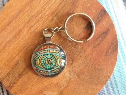 Růžové kvítí - náušnice